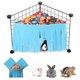 thumbnail image 2 of Animal Hideout Corner Fleece Hideaway Hamaca Y Cama Para Dormir Para Hurones Chinchillas Mascotas Pequeñas Guardurnaity PT002429-02, 2 of 6