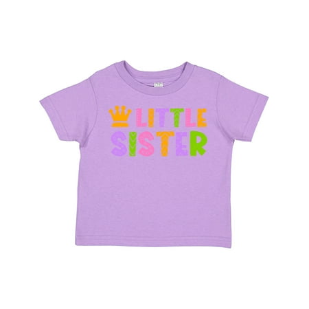 

Inktastic Baby Little Sister with Crown Gift Toddler Toddler Girl T-Shirt