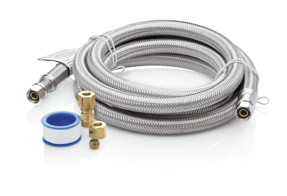 Smart Choice 6' Stainless Steel Refrigerator Waterline Kit by Frigidaire