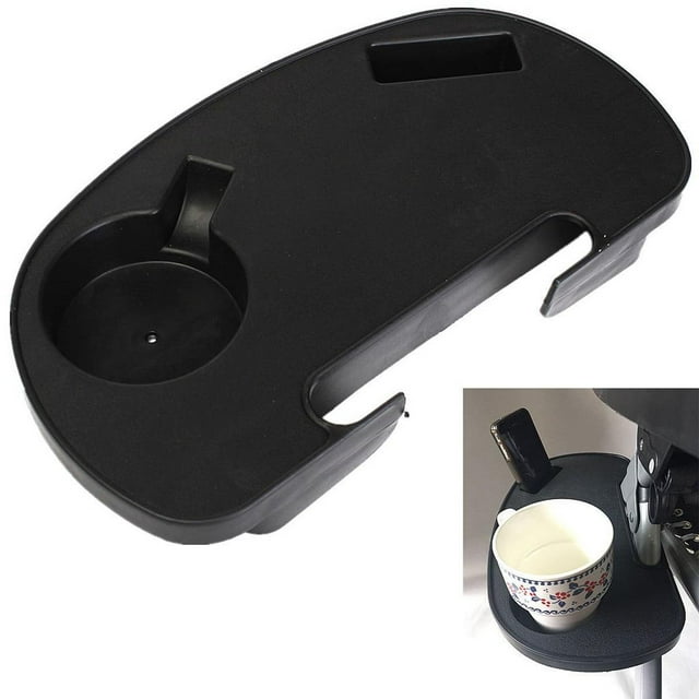 1 Psc de Soporte Bandeja de Silla Reclinable Unuversal Plasticó funciones , Negro, 3 # DYNWAVEMX Bandeja de silla