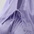 thumbnail image 5 of Gibobby Pijama De Mujer Conjunto de pijamas de seda satinada para mujer(Morado,XL), 5 of 5