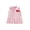 Pink, variant on Toddler Baby Girl 4th of July Dress American Flag Stripes Sleevless Ruffle Lapel Dresses