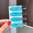 ROUYCD No Crease Hair ClipHair Clips For Styling Clips Makeup Hair