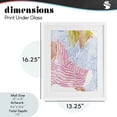 thumbnail image 4 of Stupell Industries Glam Female in Pastel Stripes White Framed Print Under Glass, 13 x 16, by Ziwei Li, 4 of 8
