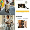 thumbnail image 2 of ZUXONGSY Halloween Black Cat Pumpkin Crow Moon Print 2 Pcs Bucket Purse Set for Women Fashion Bucket Crossbody Bag Set Lightweight Crossbody Handbag with Leather Wallet for Workout, 2 of 4