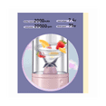 thumbnail image 2 of Licuadora portátil de tamaño pequeño, licuadora para batidos y batidos, licuadora de viaje, licuadora recargable por USB, color rosa, 2 of 7