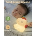 thumbnail image 4 of MYKOMI Unicorn lamp for Girls, Cute Night Light for Kids, Unicorn Night Light Girls Night Light, Unicorn Stuff for Girls, Unicorn Room Decor, Squishy Baby Kids Girls Night Light Lamp, 4 of 7