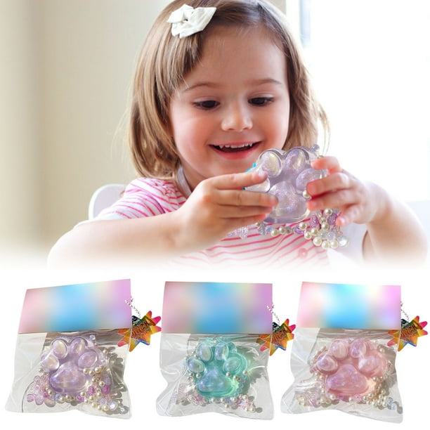 Xihbxyly Mini Juguete Antiestrés con Forma de Pata, Diseño Suave y Apretable, Lindo y Divertido, Alivia El Estrés y La Ansiedad, Juguete Portátil de Mano, Regalo Ideal para Todas Las Edades, Incluye