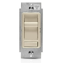 Leviton SureSlide Universal Dimmer 6674-P0T - Slide Style, 150W LED/600W Incandescent - Light Almond