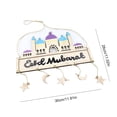 thumbnail image 3 of Cateissary Decoraciones de Ramadán Adornos de pared exquisitos Adorno islámico Musulmán Eid Mubarak Placa Festival Colgante para doméstico Kits de decoración para fiestas 02, 3 of 6