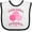 White and Black, variant on Inktastic Pickleball Princess Cute Girls Baby Bib