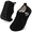 Black, variant on Slippers for Women Men Slip On House Slippers for Home Bedroom