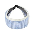 thumbnail image 5 of Unique Bargains 1 Pc Headband Plaid with Bow Hair Accessories Blue, 5 of 5