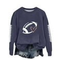 thumbnail image 2 of Karight Football Funny Sweatshirt For Women Graphic Print Sunday Casual Long Sleeve Crewneck 2025 Fall Pullover, 2 of 7