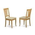 thumbnail image 3 of Mediterranean Dining Set - 5 Piece Table & Chair Set - Oval Wood Table with Linen Chairs - 42x60 Inch, 3 of 5
