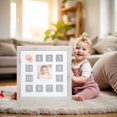 thumbnail image 3 of Kate & Milo Baby’s First Year Picture Frame, Woodland Nursery, Baby's First Year Photo Frame, Rustic, 3 of 7