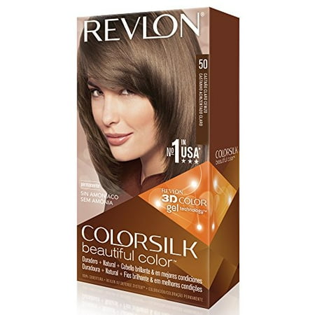 2 Pack Revlon Colorsilk Beautiful Permanent Hair Color 50 Light