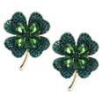 thumbnail image 4 of 2 broches de trébol, bisutería, alfiler de solapa, alfiler de sombrero, joyería de moda para mujer., 4 of 7