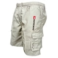 thumbnail image 1 of Pantalones cortos de trabajo multibolsillos de moda, pantalones casuales de quinto pantalón para hombre, 1 of 4