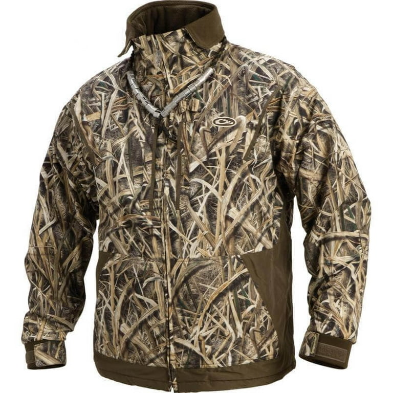 Drake MST Waterfowl Fleece Lined Full Zip Jacket Small SGB