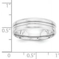 thumbnail image 2 of 14K White Gold Heavy Comfort Fit Fancy Band Ring Size 12, 2 of 5
