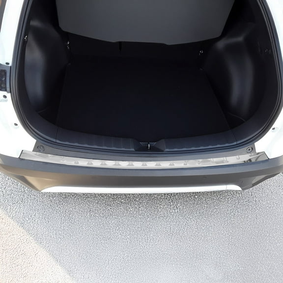 Rear Bumper Sill Cover for Toyota Corolla Cross 2022-2025 S.Steel Silver Glossy