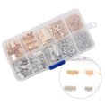 thumbnail image 4 of Ribbon Bracelet Kit Bookmark Pinch Crimp Ends Lobster Clasps with Jump Rings and Chain Extenders, 4 of 9