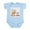 Sky Blue, variant on CafePress - Dadhalfpint Body Suit - Baby Light Bodysuit, Size Newborn - 24 Months