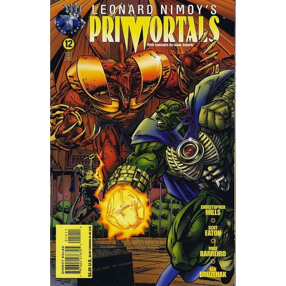 Primortals (Leonard Nimoy's , Vol. 1) #12 VF ; Tekno Comic Book