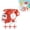Red, variant on Helicopter Shaped Pull Back Car Toy with Launchable Flying Disc, Flying Toys Disc Plane, Interactive Cat Toy, Fun Collision Gameplay, Indoor Outside Toys, Birthday Party Supplies for Gifts