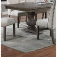 thumbnail image 2 of 9 Piece Dining Set | Ideal for Special Dinners | Oak Finish and Intricate Details | Sturdy Pedestal Table, 2 of 7