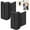 Black, variant on 2 Pack Door Reinforcement Lock for Kids Safety Withstand 800lbs Door Latch Lock, Add a Door Security Lock- Black Extra Door Lock with 8 Screws Prevents Unauthorized Entry