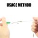 thumbnail image 5 of 3 uds., extractor de nudos de pesca, gancho, aparejo de carpa, herramienta para hacer, aparejos de pesca (verde) Likrtyny Para estrenar, 5 of 9