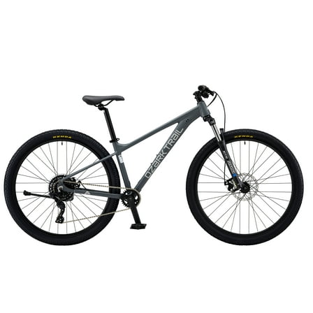 Ozark Trail 29" M.2 Ridge Mountain Bike, Small Frame, Fits Riders 5'0" - 5'6", Gray, Adult, Unisex