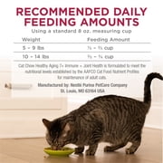 Purina Cat Chow Healthy Aging 7+ Senior Dry Cat Food, Chicken, 3.15 lb. Bag