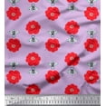 thumbnail image 1 of Soimoi Cotton Poplin Fabric Floral & Bee Insects Decor Fabric Printed Yard 42 Inch Wide, 1 of 3