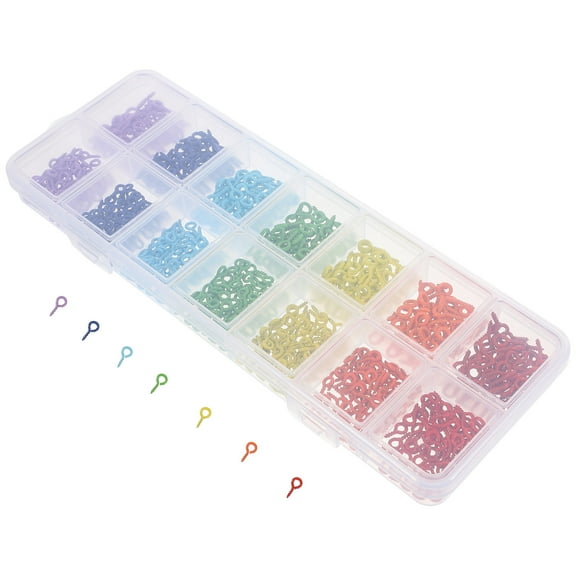 NIAIZEK Mixed Color Metal Eye Screw Hooks for Jewelry Making, Crafting, Accessories and Projects