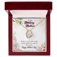 thumbnail image 1 of To Mom Military Mother Forever Necklace w Message Card, 1 of 8