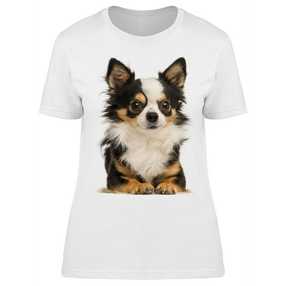 Adorable Laid Down Chihuahua T-Shirt Women -Image by Shutterstock, Female Small