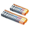 thumbnail image 1 of Zulu InksÂ® Compatible Ink Cartridge Replacement for PIXMA 25 Pack CLI-221 , PGI-220 5 Small Black, 5 Cyan, 5 Magenta, 5, 1 of 5