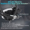 thumbnail image 3 of Actuador de cerradura de puerta eléctrica trasera derecha con cable para Nissan Altima 2007-2012 No.82500ZX60A, 3 of 7