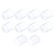 thumbnail image 1 of 10 piezas de tapas de goma de 19 mm (3/4") cubierta redonda de vinilo protectores de rosca, transparente, 1 of 5