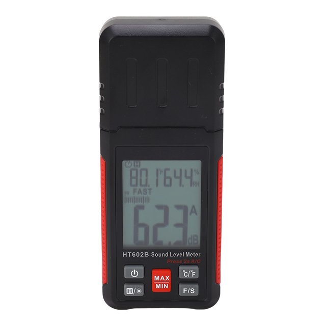 Medidor de sonido digital 3 en 1 Medidor de sonido duradero de amplia aplicación ABS para familias ANGGREK Otros