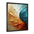 thumbnail image 5 of Designart "Desert Mirage Spiral In Gold And Blue" Abstract Spirals Picture Framed Wall Art Prints, 5 of 5