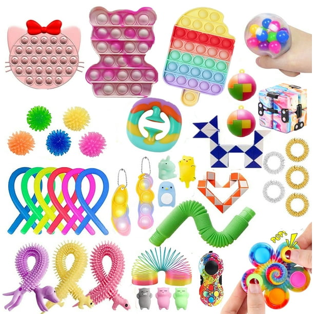 Sensory Toys Set Stress Relief Fidget Hand Toys for Adults and Kids