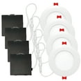 thumbnail image 1 of Globe Electric 91260 Éclairage Encastré, Pack de 4, Blanc, 1 of 1