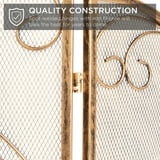 Aazon.co: Best Choice Products 3-Panel 55x33in Solid Wrought Iron See