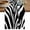 Black, variant on White Zebra Striped Table Runner 90 Inches, Animals Fur Abstract Art Bed Runner Dresser Scarves Tabletop for Indoor Outdoor Parties/Ceremony/Banquet, 13" x 90"