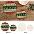 thumbnail image 4 of Christmas 2 Pack Pot Holders Trivets, Heat Resistant Hot Pads for Kitchen Table Decoration Trivets for Hot Dishes/Pot/Bowl/Teapot/Kitchen Hot Pads Trivets, 7" + 9.45", 4 of 7
