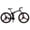 Black, variant on Ktaxon 26" Foldable Mountain Bike, Shimano 21 Speed, Front Rear Full Shock Absorption, Disc Brake Adult Bicycle